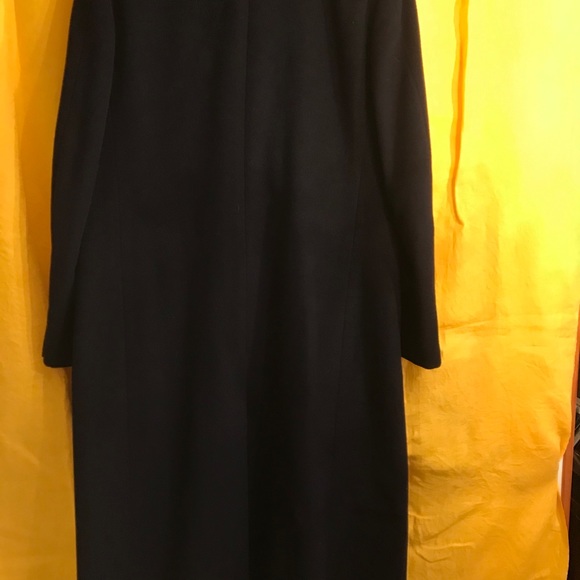 Bloomingdales finest Italian wool coat. Navy. Men - Picture 8 of 14